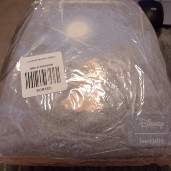 Loungefly Disney Lady And The Tramp Moonlight Stroll Backpack & wallet - Picture 5 of 10